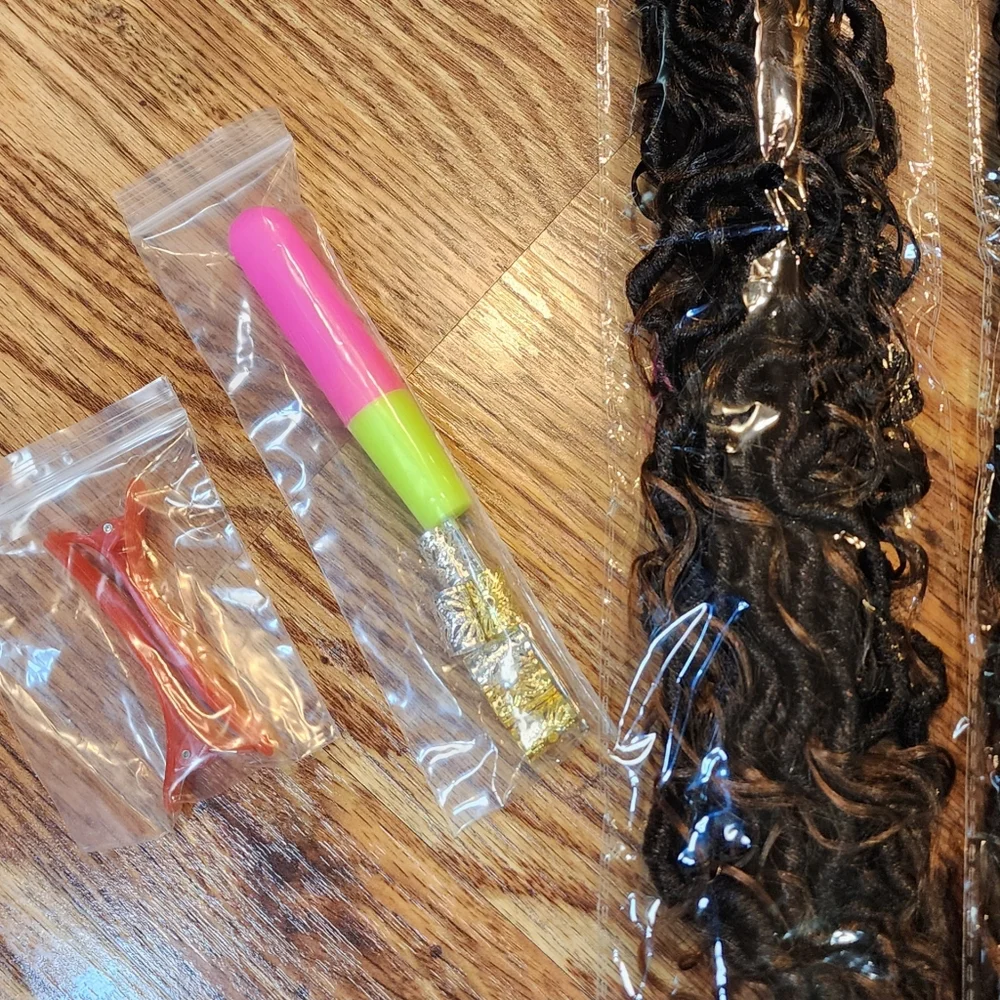 8 Packs New Goddess Locs Crochet Hair With Curly Ends 22